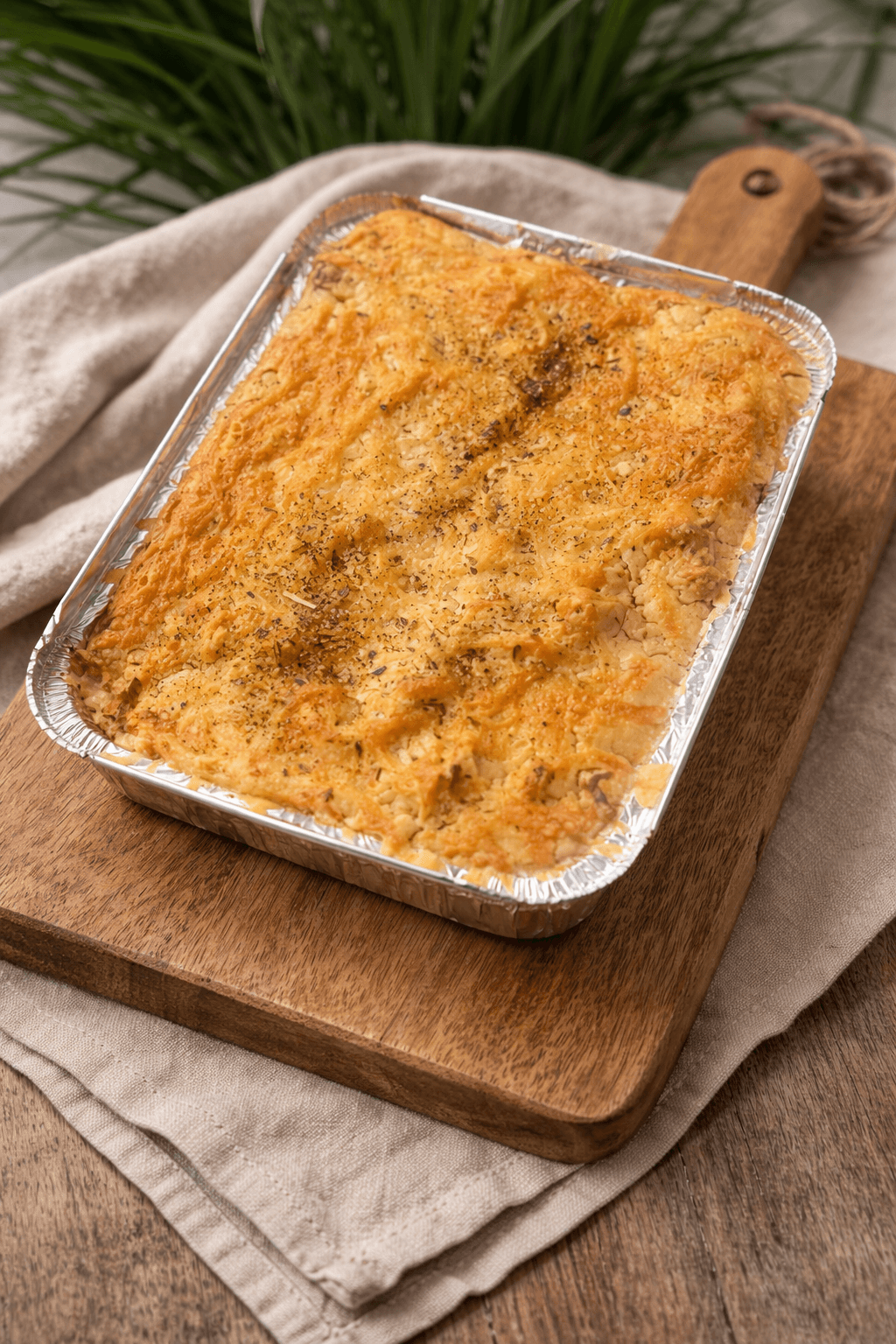 Torta sem glúten de palmito