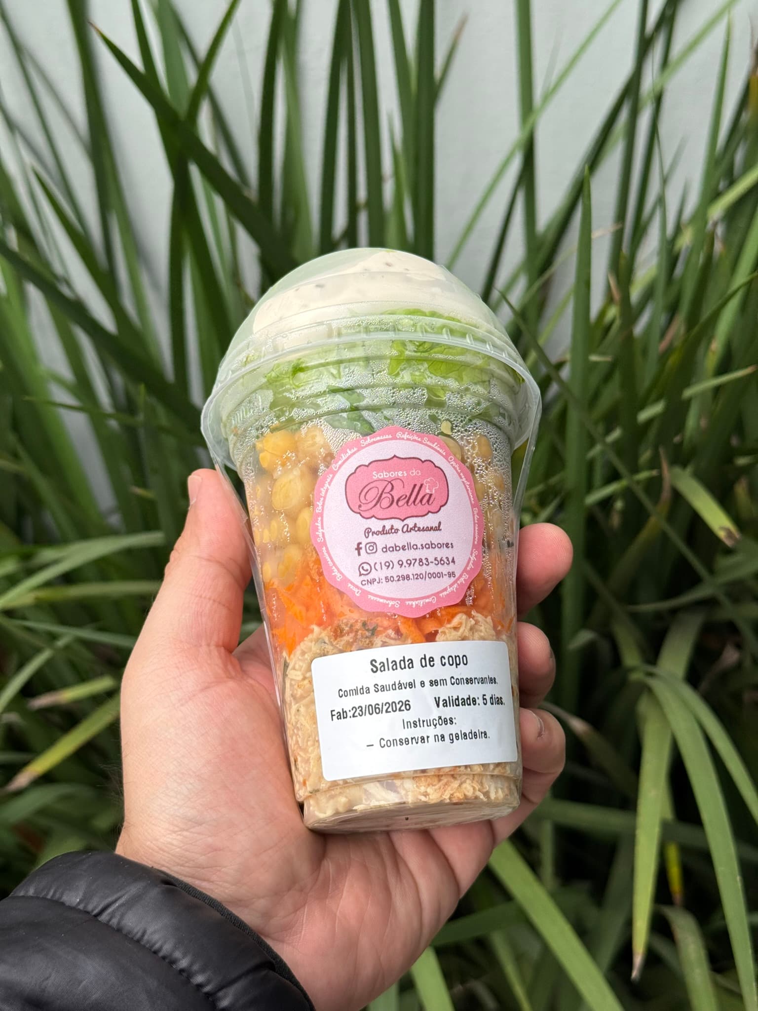 Salada de copo